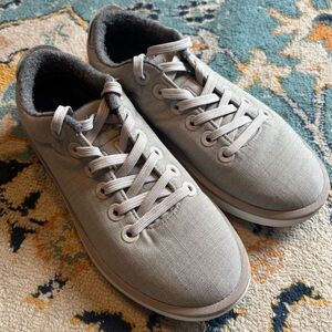 Allbirds Wool Piper Woven Womens Shoe Sz 7 Comfort Pewter Gray Lace Up Sneakers